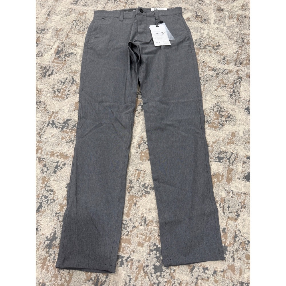 Projek Raw Mens Bungeeflex Classic Fit Grey Chino Pants Size 31 NWT 146124